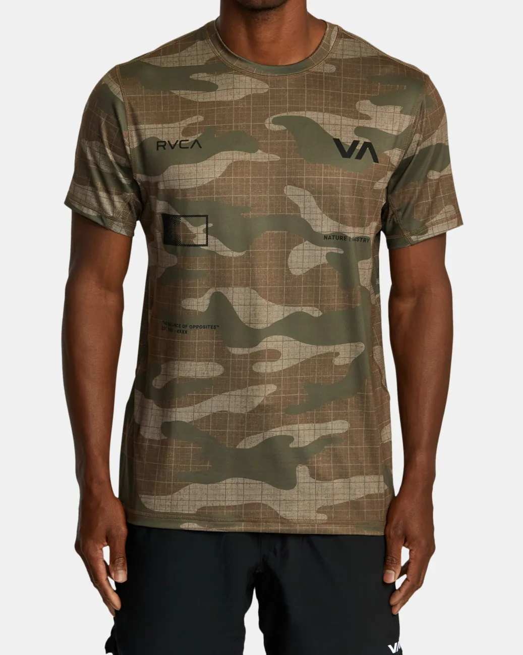 RVCA Workout Shirts|Tees / Tanks>RADIATE SPORT VENT TEE