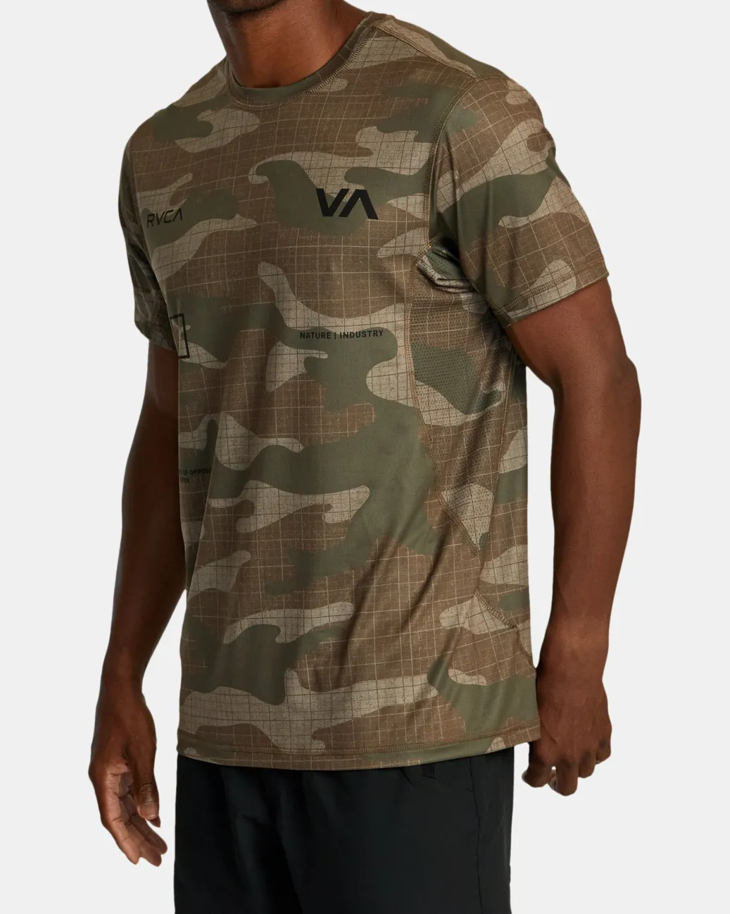 RVCA Workout Shirts|Tees / Tanks>RADIATE SPORT VENT TEE