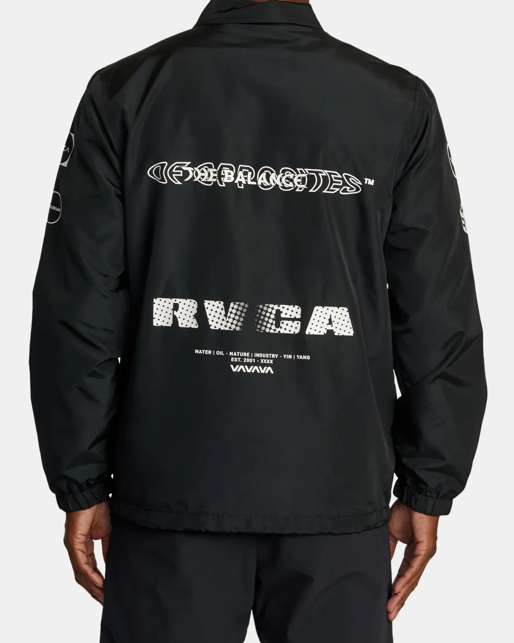 RVCA Jackets>RADIATE WINDBREAKER COACHES JACKET