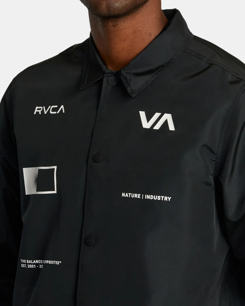 RVCA Jackets>RADIATE WINDBREAKER COACHES JACKET