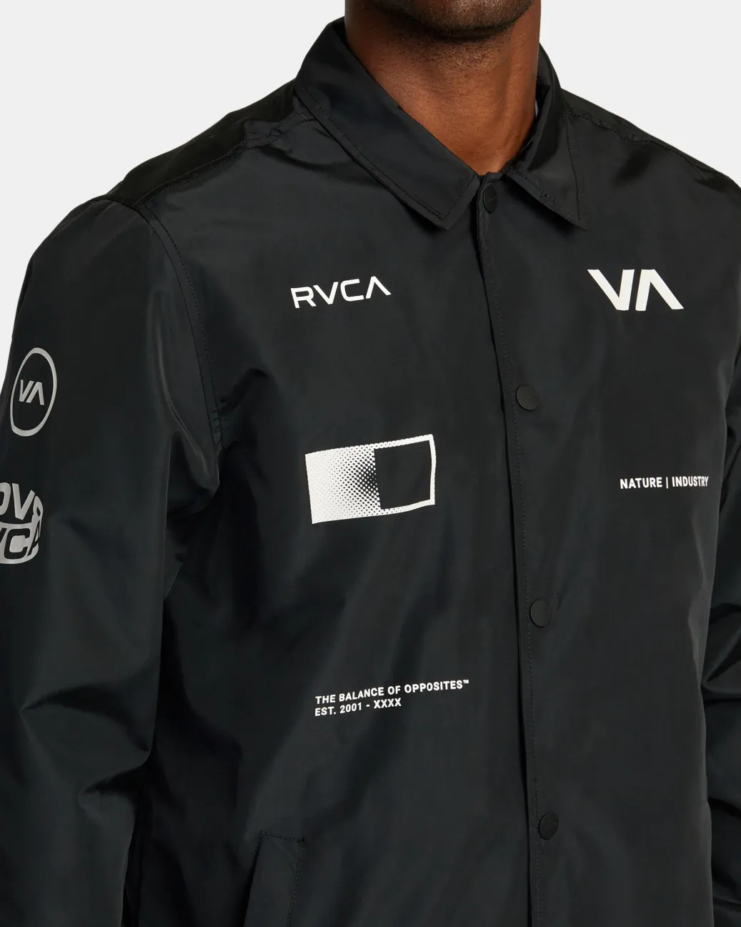RVCA Jackets>RADIATE WINDBREAKER COACHES JACKET