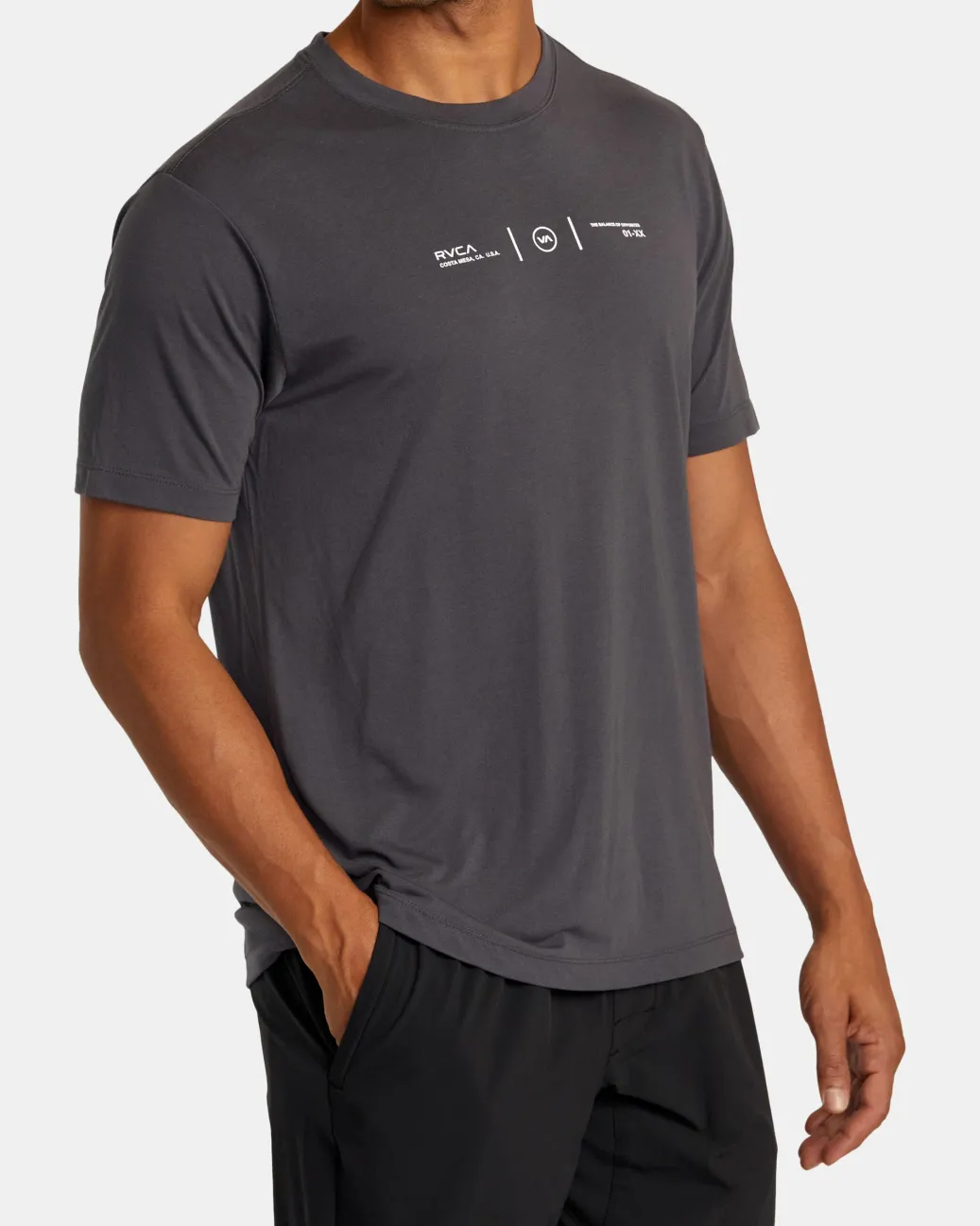 RVCA Workout Shirts|Tees / Tanks>CHECK BOX SHORT SLEEVE TEE