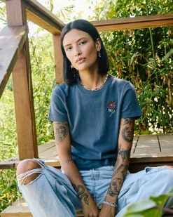 Women RVCA Tees / Tanks>FLOWER TEE