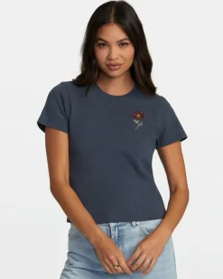 Women RVCA Tees / Tanks>FLOWER TEE