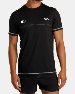 RVCA Workout Shirts|Tees / Tanks>RUNNER TECHNICAL SHORT SLEEVE TOP
