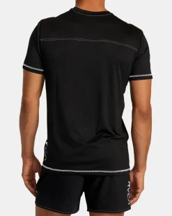 RVCA Workout Shirts|Tees / Tanks>RUNNER TECHNICAL SHORT SLEEVE TOP