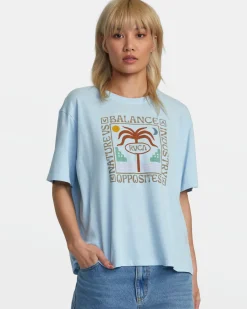 Women RVCA Tees / Tanks>SECLUDED ISLAND TEE