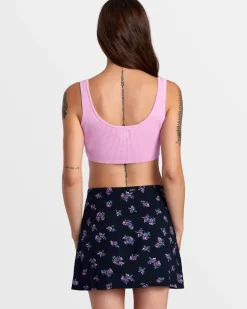 Women RVCA Tops>SELECTS ROUNDABOUT SWEATER TANK V-NECK SWEATER