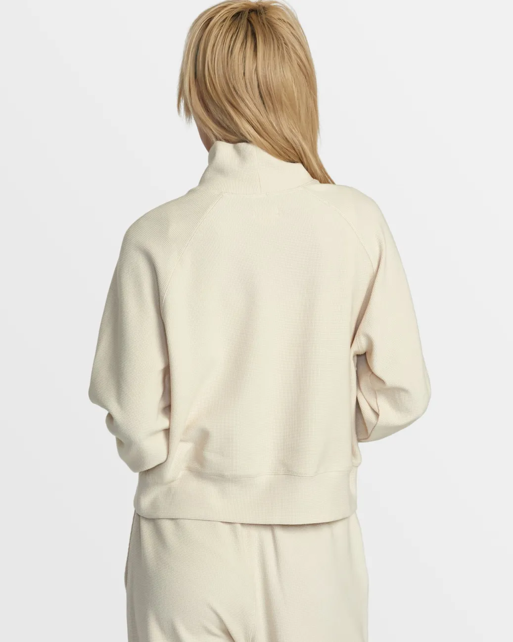 Women RVCA Tops>SOFIE WAFFLE MOCK NECK