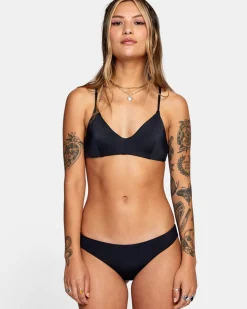 Women RVCA Bikini Tops|Bikini Tops>SOLID CROSSBACK BIKINI TOP