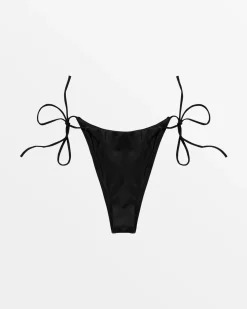 Women RVCA Bikini Bottoms|Bikini Bottoms>SOLID SKIMPY TIE SIDE BIKINI BOTTOMS