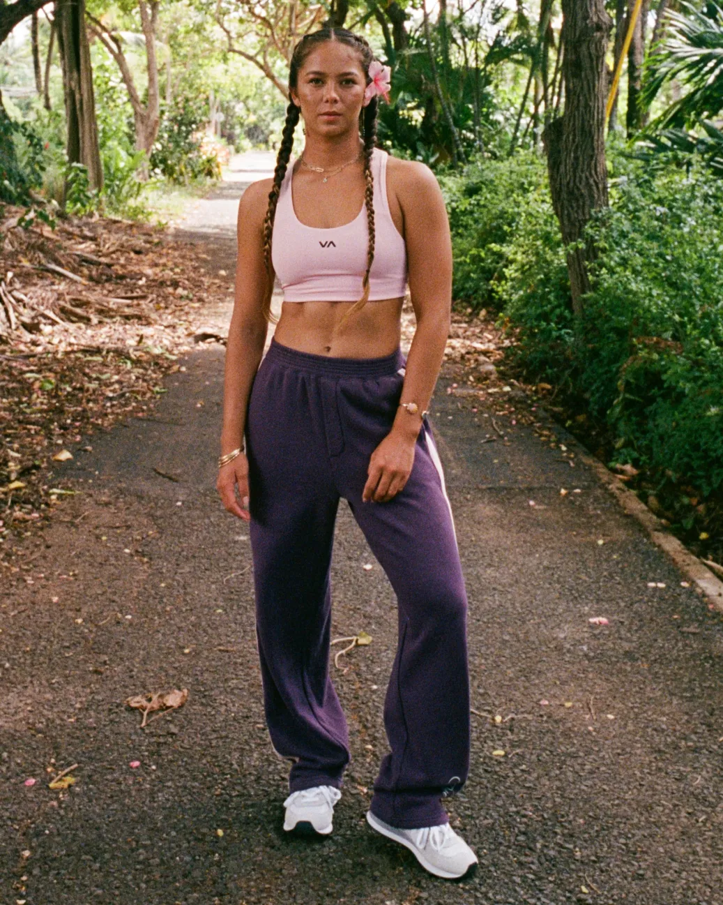 Women RVCA Workout Leggings / Joggers|Pants>SPORT FLEECE PANT