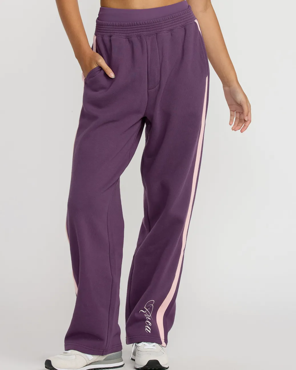 Women RVCA Workout Leggings / Joggers|Pants>SPORT FLEECE PANT