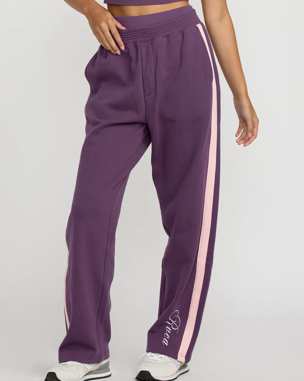 Women RVCA Workout Leggings / Joggers|Pants>SPORT FLEECE PANT