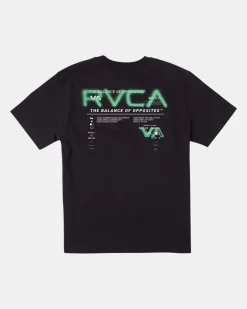 RVCA Tees / Tanks>SPRAY TEXT TEE