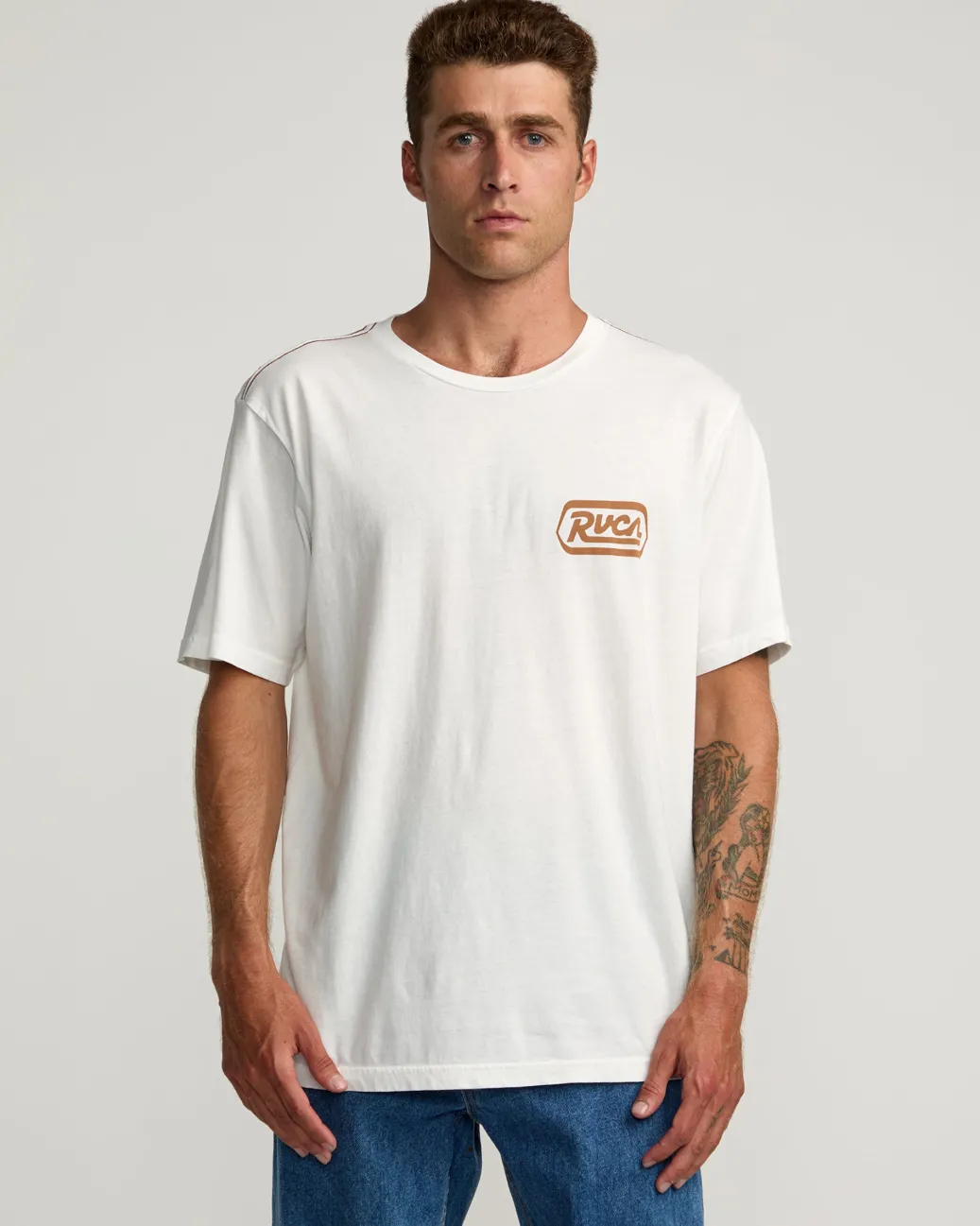 RVCA Tees / Tanks>STATION TEE