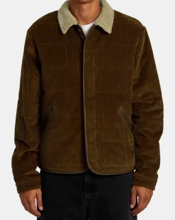 RVCA Jackets>SURPLUS SHERPA PUFFER JACKET