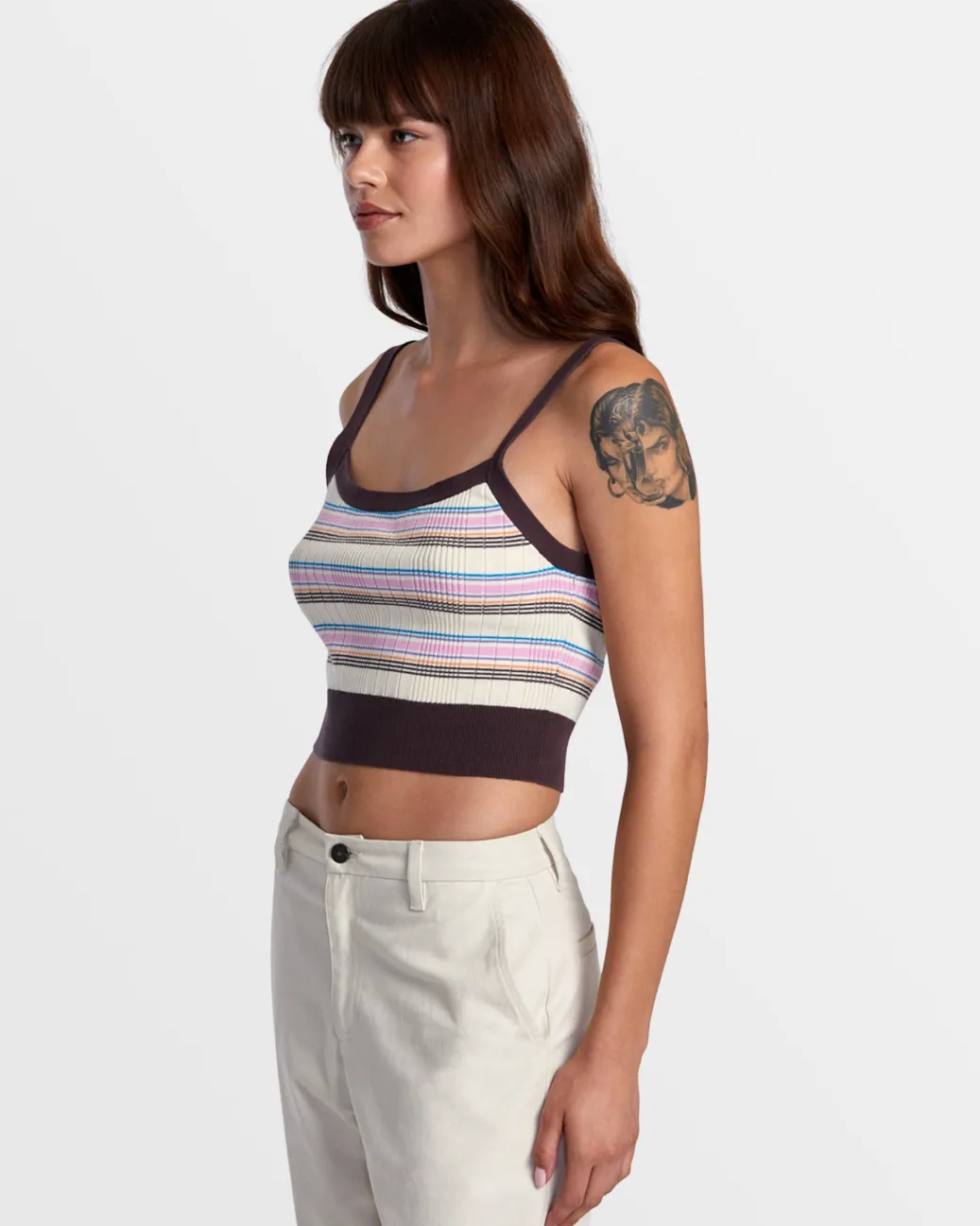Women RVCA Tops>TATUM SWEATER TANK TOP