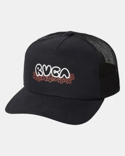 Women RVCA Hats>17TH ST TRUCKER HAT