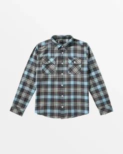 RVCA Shirts / Flannels>THAT'LL WORK FLANNEL LONG SLEEVE SHIRT