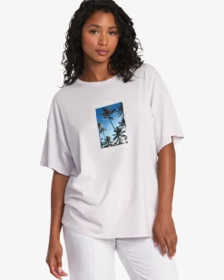 Women RVCA Tees / Tanks>TRADE WINDS TEE