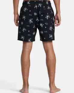 RVCA 16"-17" Outseam>VA ELASTIC WAIST BENJ BOARDSHORTS 17''