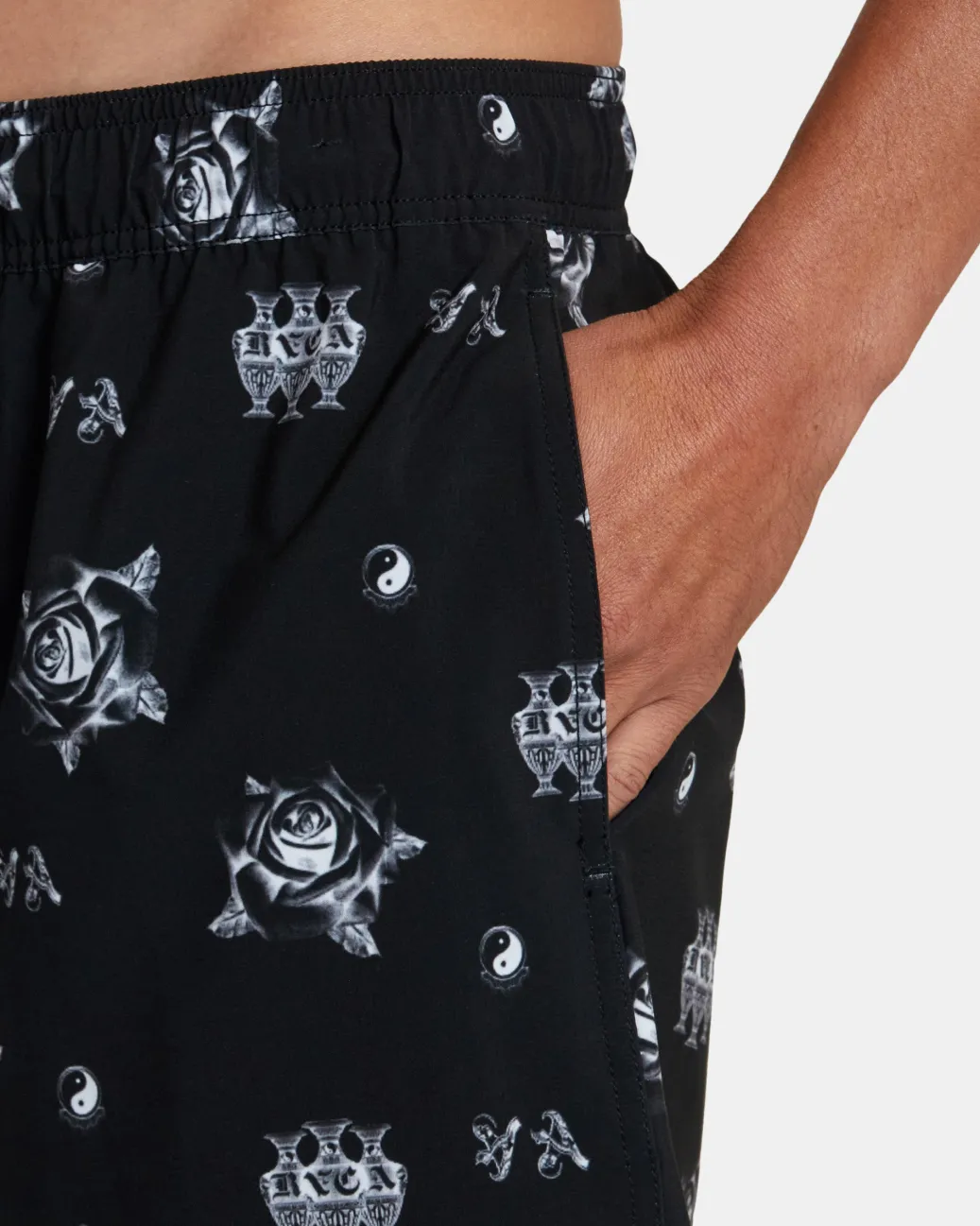 RVCA 16"-17" Outseam>VA ELASTIC WAIST BENJ BOARDSHORTS 17''