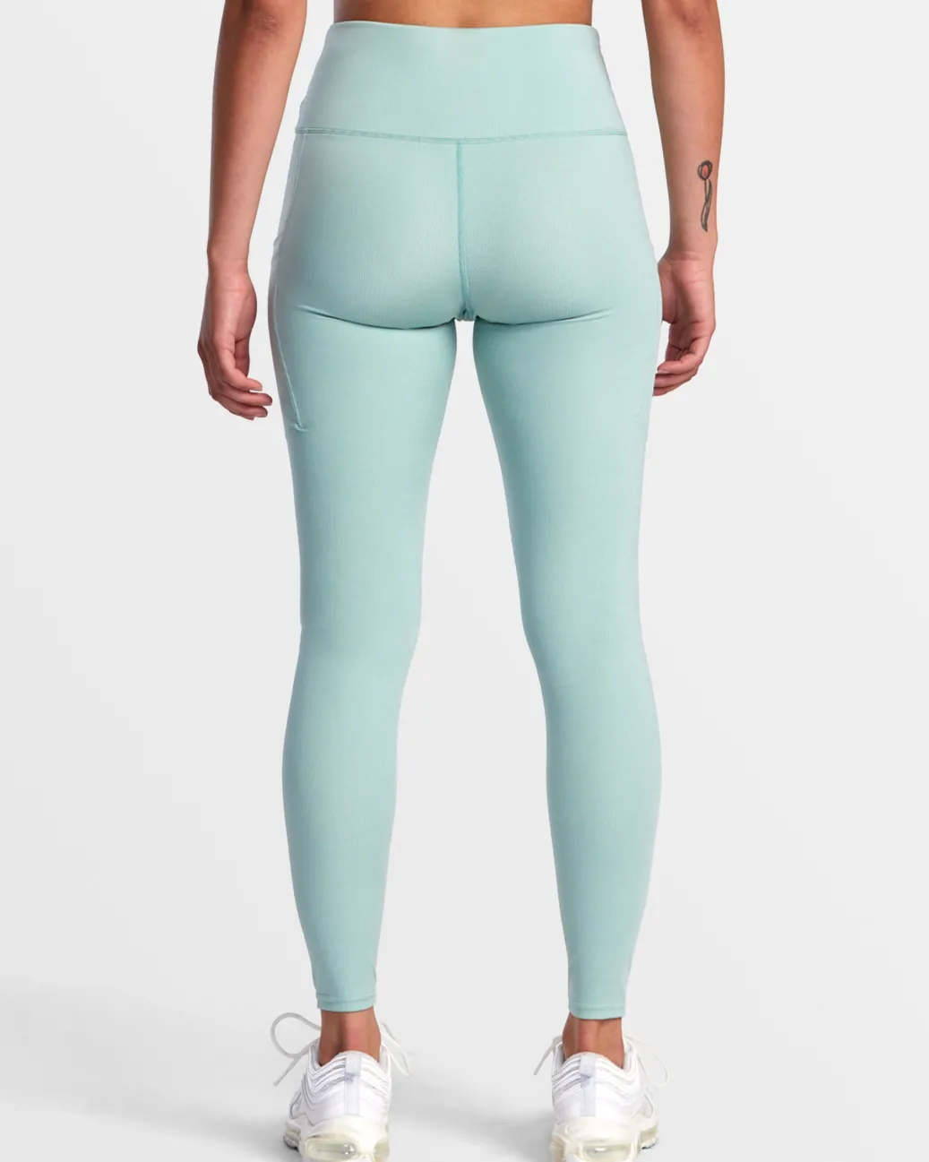 Women RVCA Compression Clothing|Workout Leggings / Joggers>VA ESSENTIAL HIGH WAIST LEGGINGS