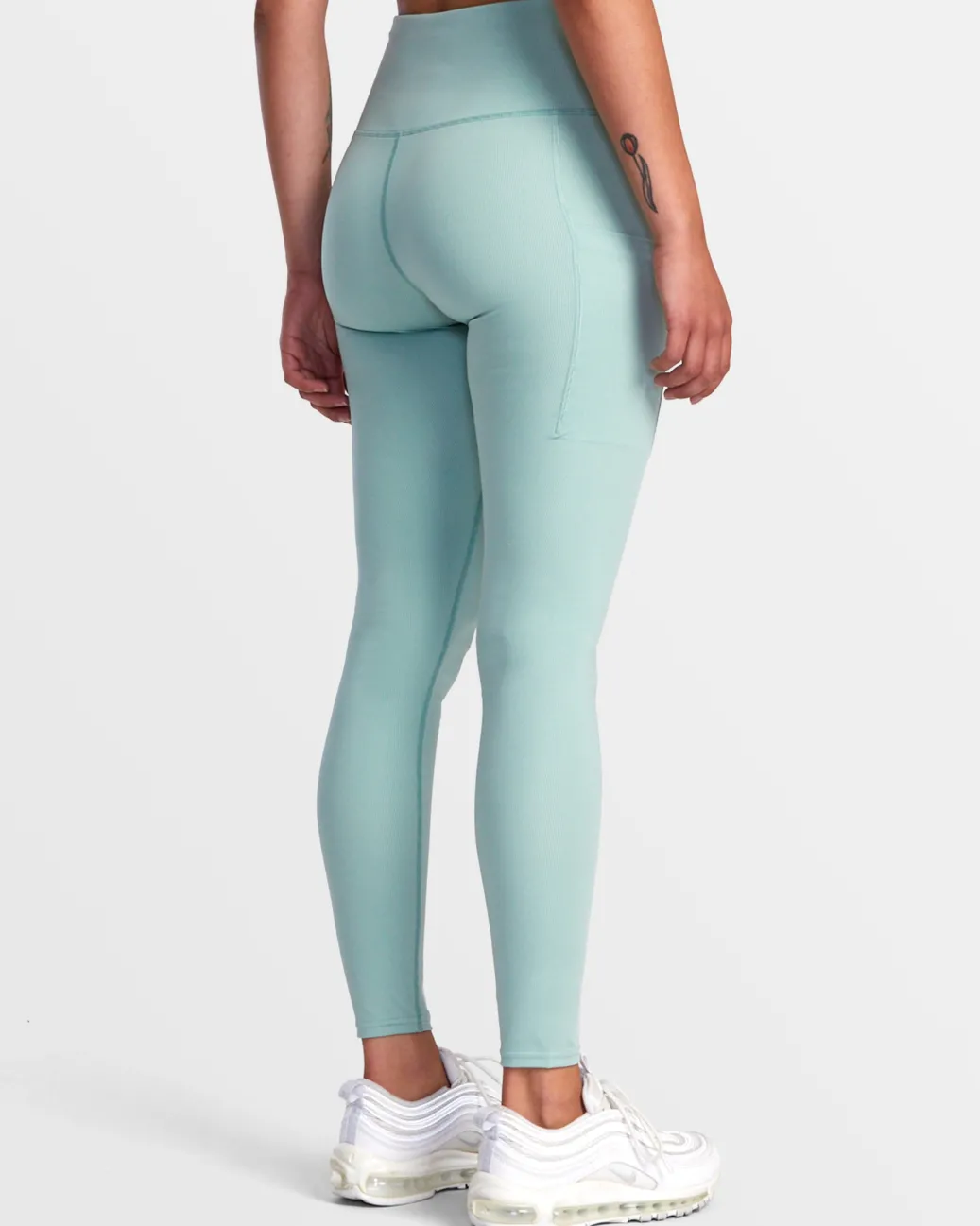 Women RVCA Compression Clothing|Workout Leggings / Joggers>VA ESSENTIAL HIGH WAIST LEGGINGS