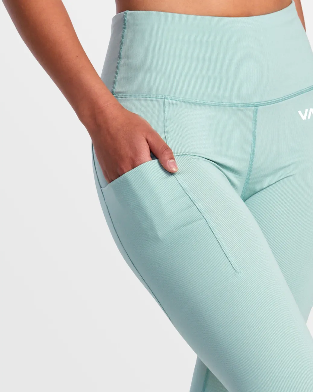 Women RVCA Compression Clothing|Workout Leggings / Joggers>VA ESSENTIAL HIGH WAIST LEGGINGS