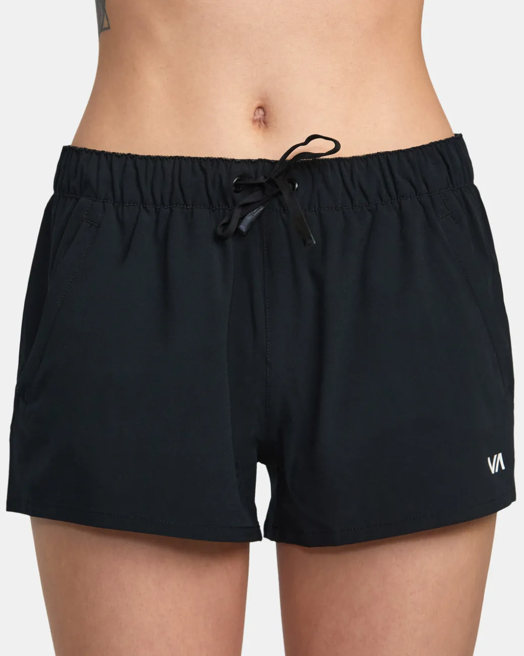 Women RVCA Athletic Shorts>VA ESSENTIAL LOW-RISE YOGGER SPORT SHORTS