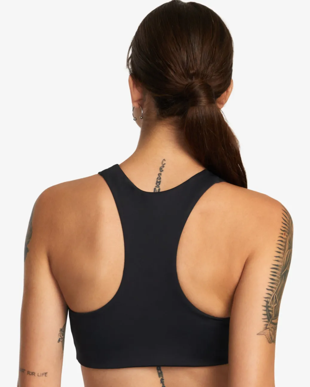 Women RVCA Compression Clothing|Sport Bras>VA ESSENTIAL MID II BRA