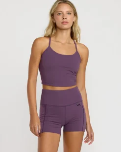 Women RVCA Compression Clothing|Athletic Shorts>VA ESSENTIAL POCKET SHORT II SHORTS