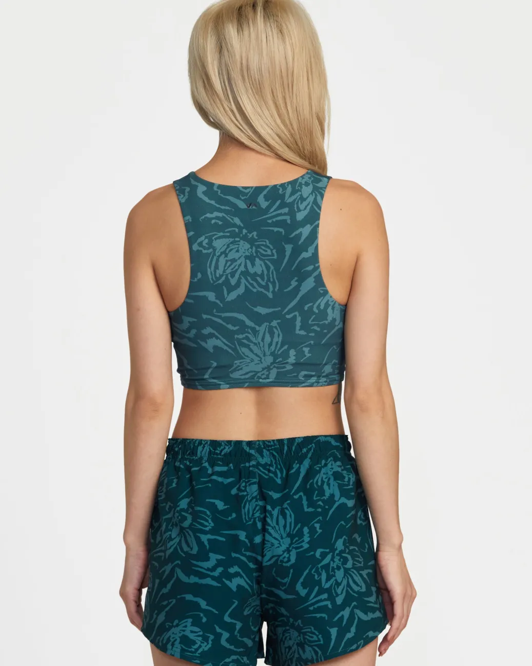 Women RVCA Compression Clothing|Athletic Shorts>VA ESSENTIAL YOGGER 12" SPORT SHORTS