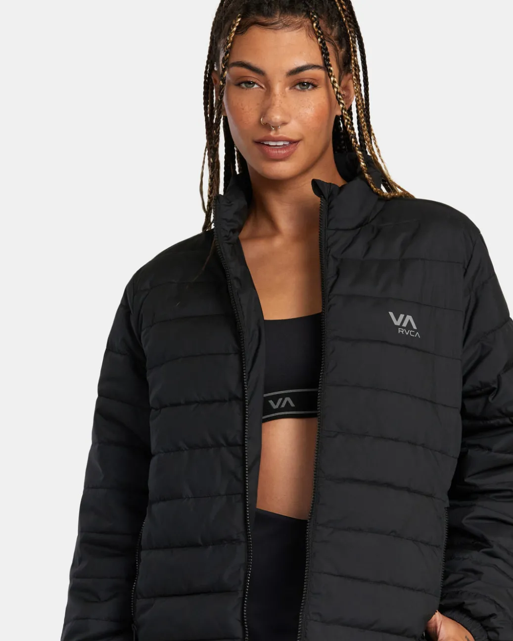 Women RVCA Jackets>VA PUFFER JACKET