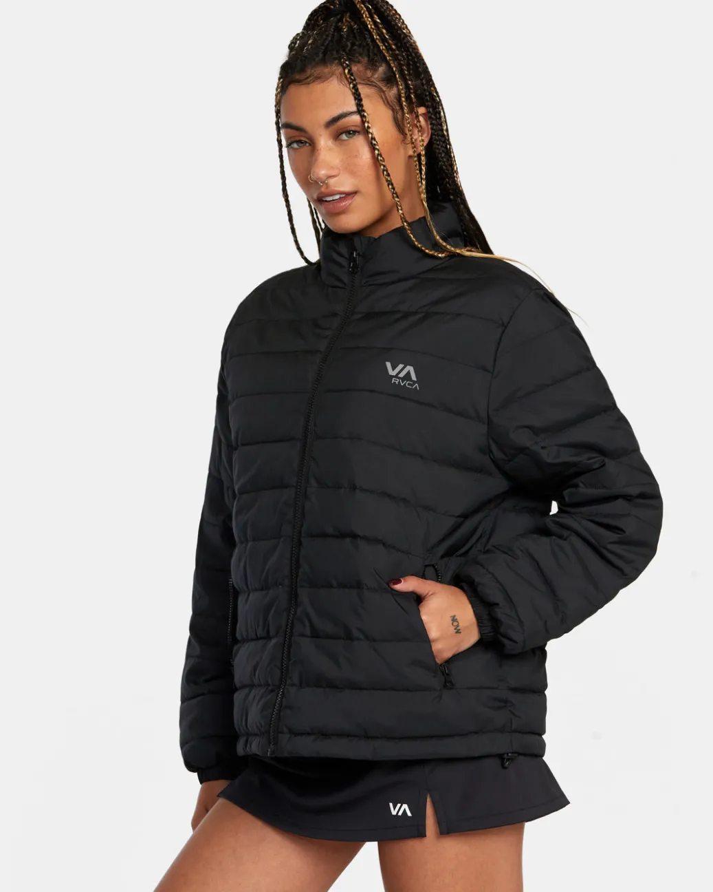 Women RVCA Jackets>VA PUFFER JACKET