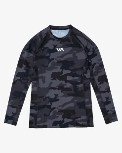 RVCA Compression Clothing>VA SPORT LONG SLEEVE RASHGUARD