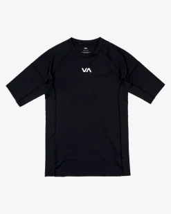 RVCA Compression Clothing>VA SPORT SHORT SLEEVE RASHGUARD