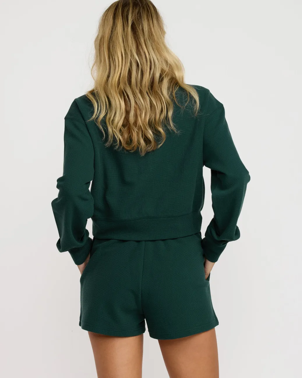 Women RVCA Athletic Shorts>WAFFLE POPS SHORT