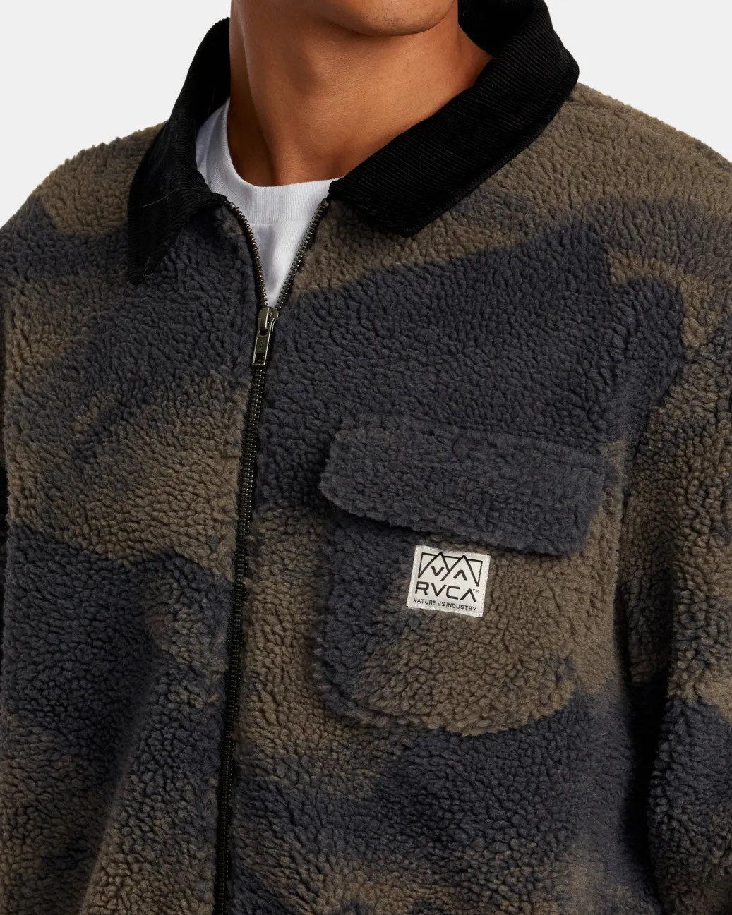 RVCA Jackets>WALKER SHERPA JACKET