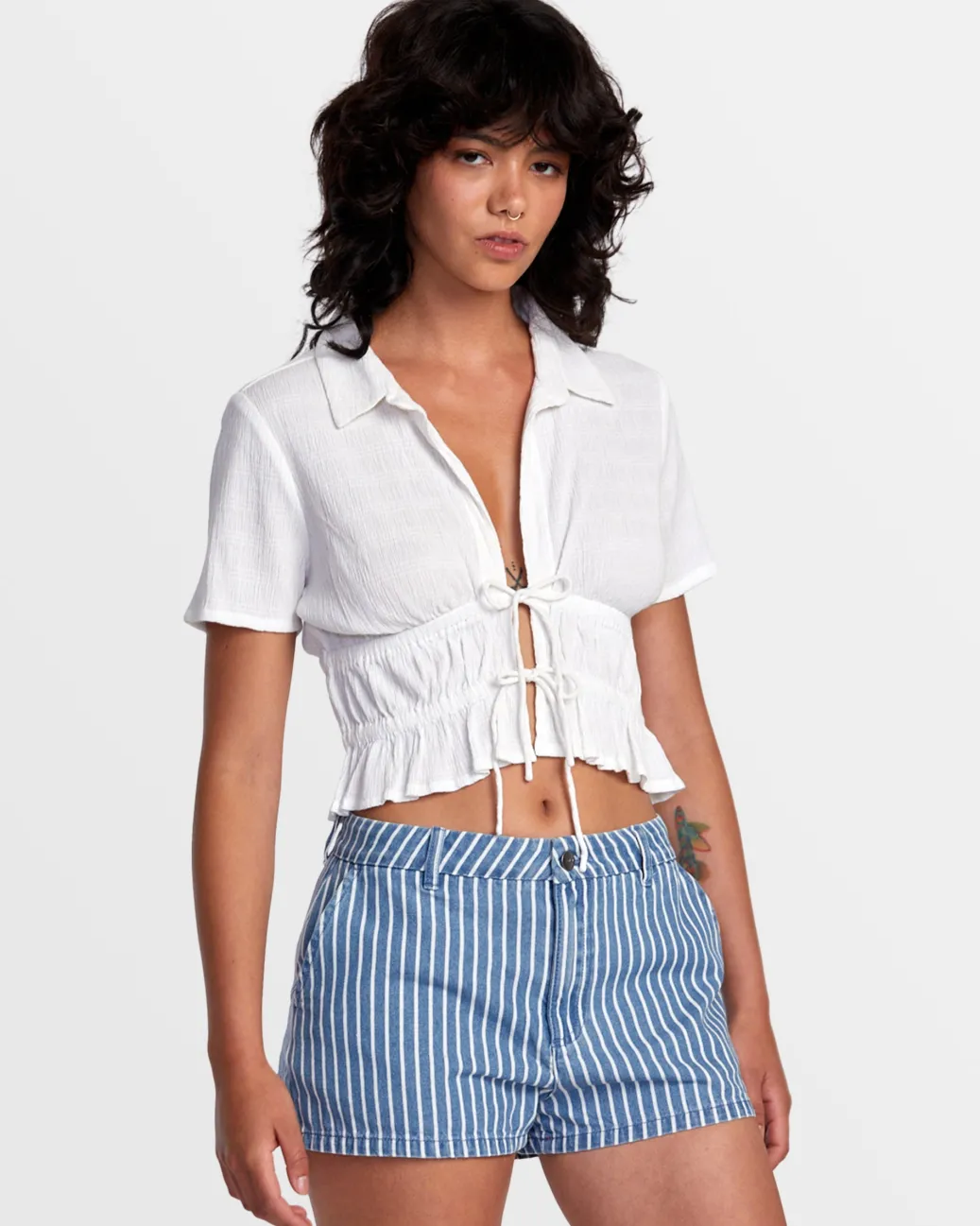 Women RVCA Denim>WEEKEND DENIM SHORTS