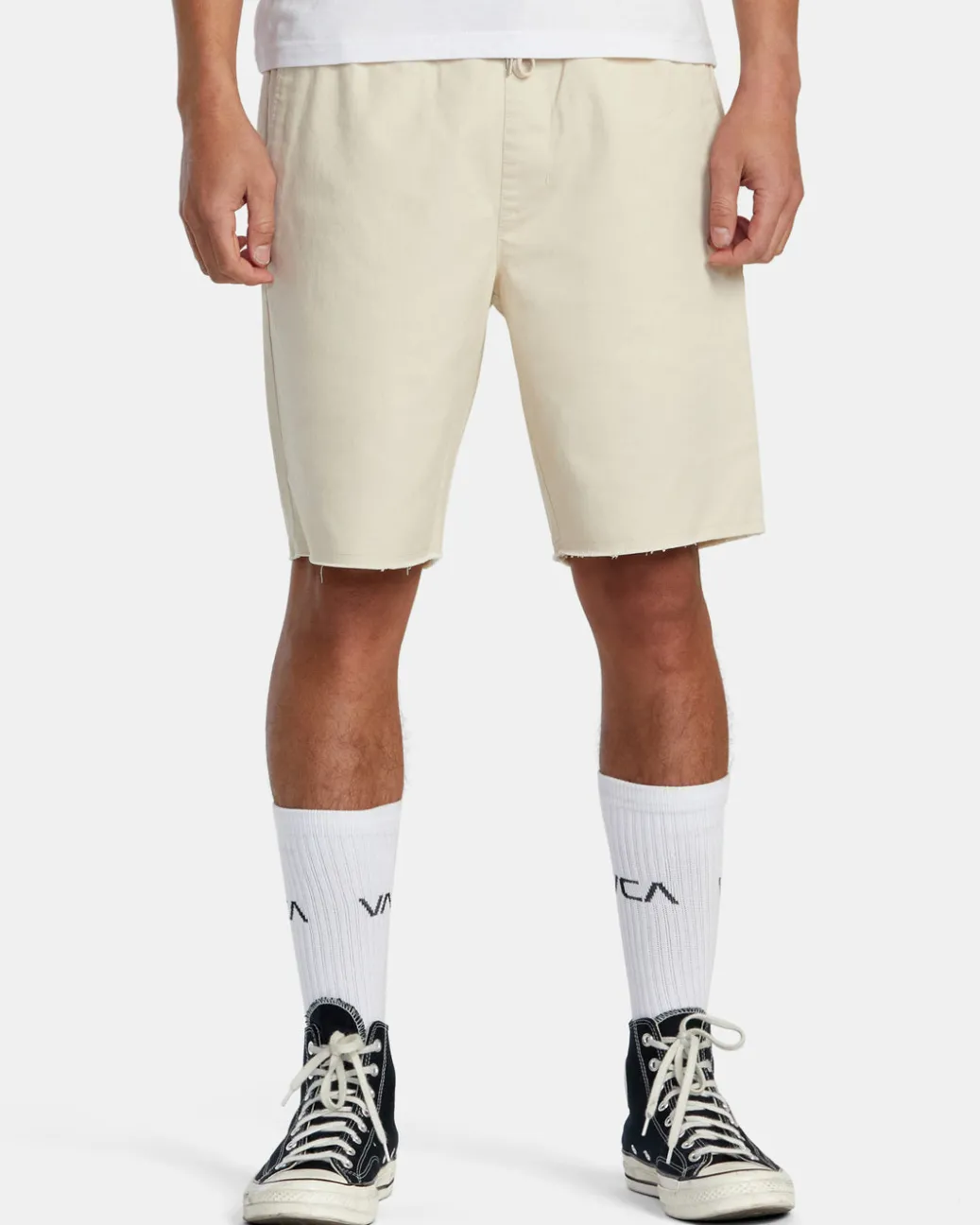 RVCA Shorts / Hybrids>WEEKEND ELASTIC WAIST SHORTS
