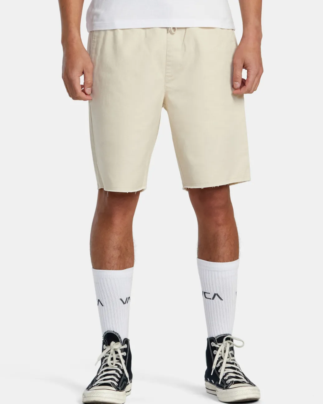 RVCA Shorts / Hybrids>WEEKEND ELASTIC WAIST SHORTS