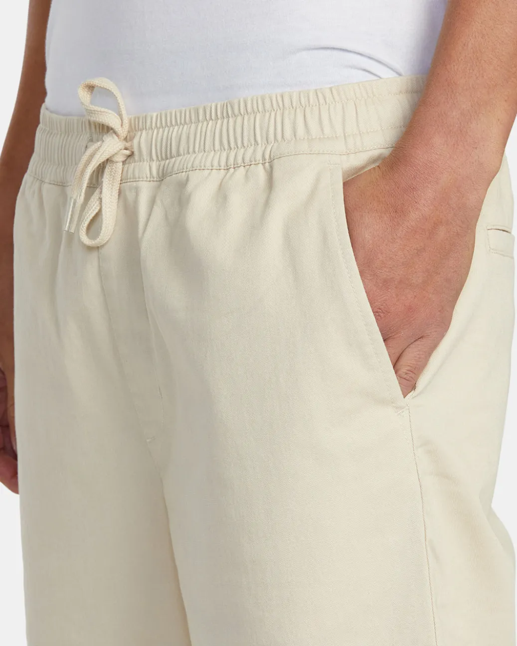 RVCA Shorts / Hybrids>WEEKEND ELASTIC WAIST SHORTS