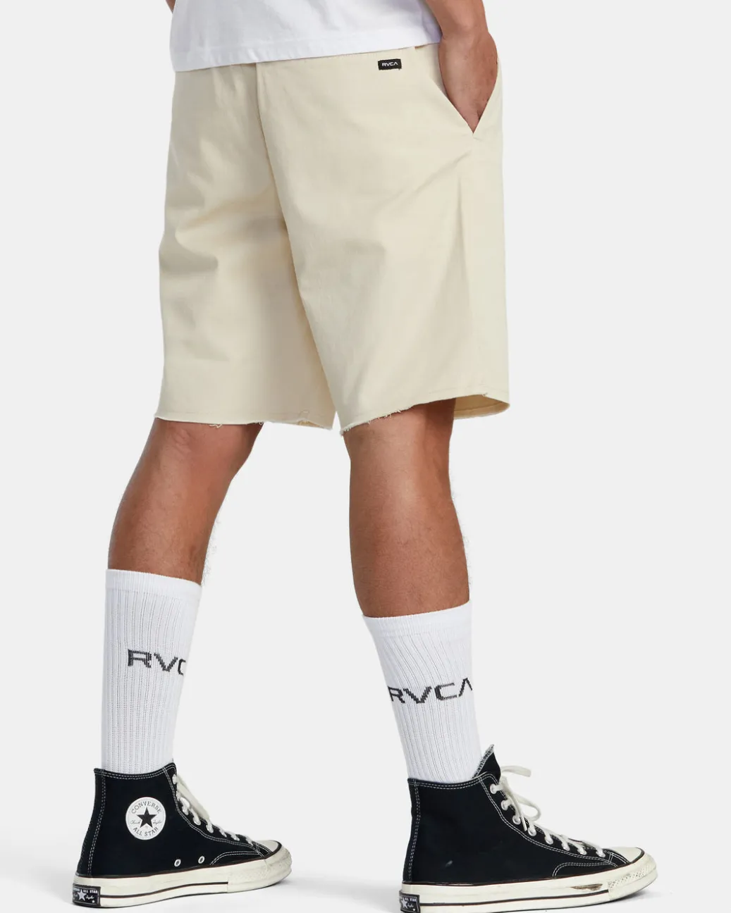 RVCA Shorts / Hybrids>WEEKEND ELASTIC WAIST SHORTS