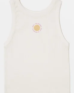 Women RVCA Tees / Tanks>WIDE RIB TANK TOP