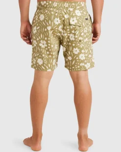 RVCA Boardshorts / Trunks|16"-17" Outseam>WILDFLOWER ELASTIC