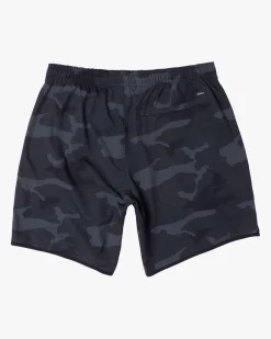 RVCA Athletic Shorts|Athletic Shorts>YOGGER STRETCH 17" ATHLETIC SHORTS