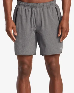 RVCA Athletic Shorts|Athletic Shorts>YOGGER STRETCH 17" ATHLETIC SHORTS