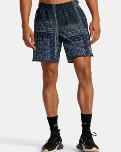 RVCA Athletic Shorts|Athletic Shorts>YOGGER STRETCH 17" ATHLETIC SHORTS